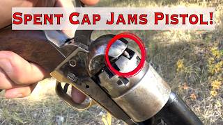 Caps jamming civil war revolvers