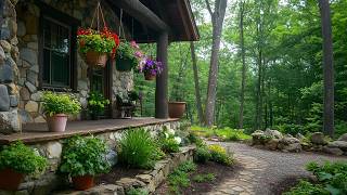 Rustic Retreats 🌲🏡 : Unveiling Stone Houses Hidden in the Woods