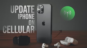 How to Update iPhone Using Cellular Data (tutorial)