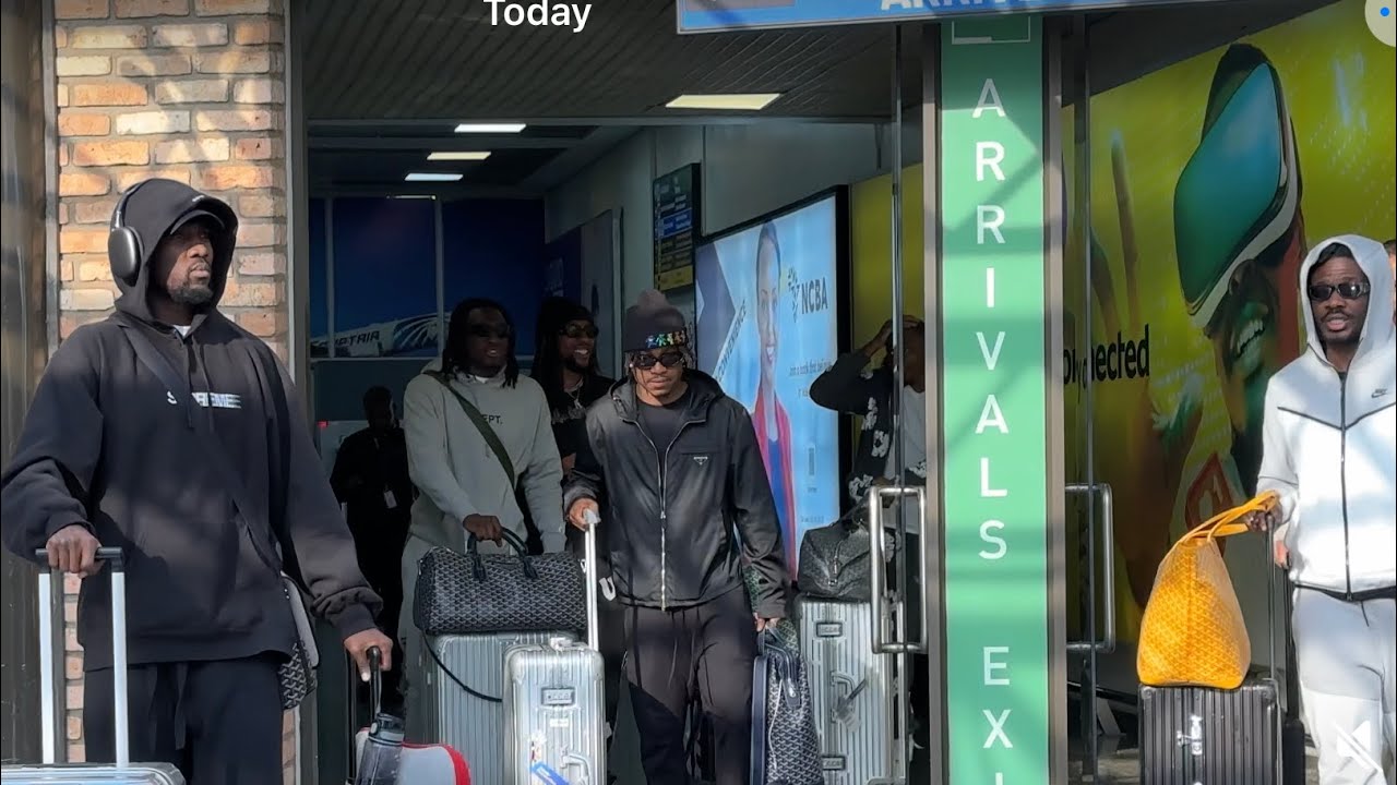 Rwanda vs Nigeria: Ndidi, Iwobi, Ekong and four other Super Eagles arrive Kigali