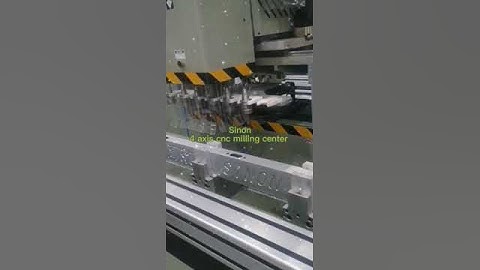 4 Axis cnc milling center for aluminum windows and doors profile