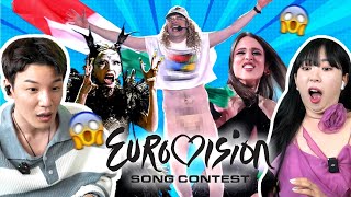 COREANI REAGISCONO all' EUROVISION 2024! (Italia, Finlanda, Irlanda...)