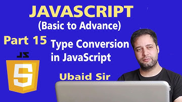 JavaScript Tutorial in Urdu for Beginners(Part 15) - Type Conversion in JavaScript