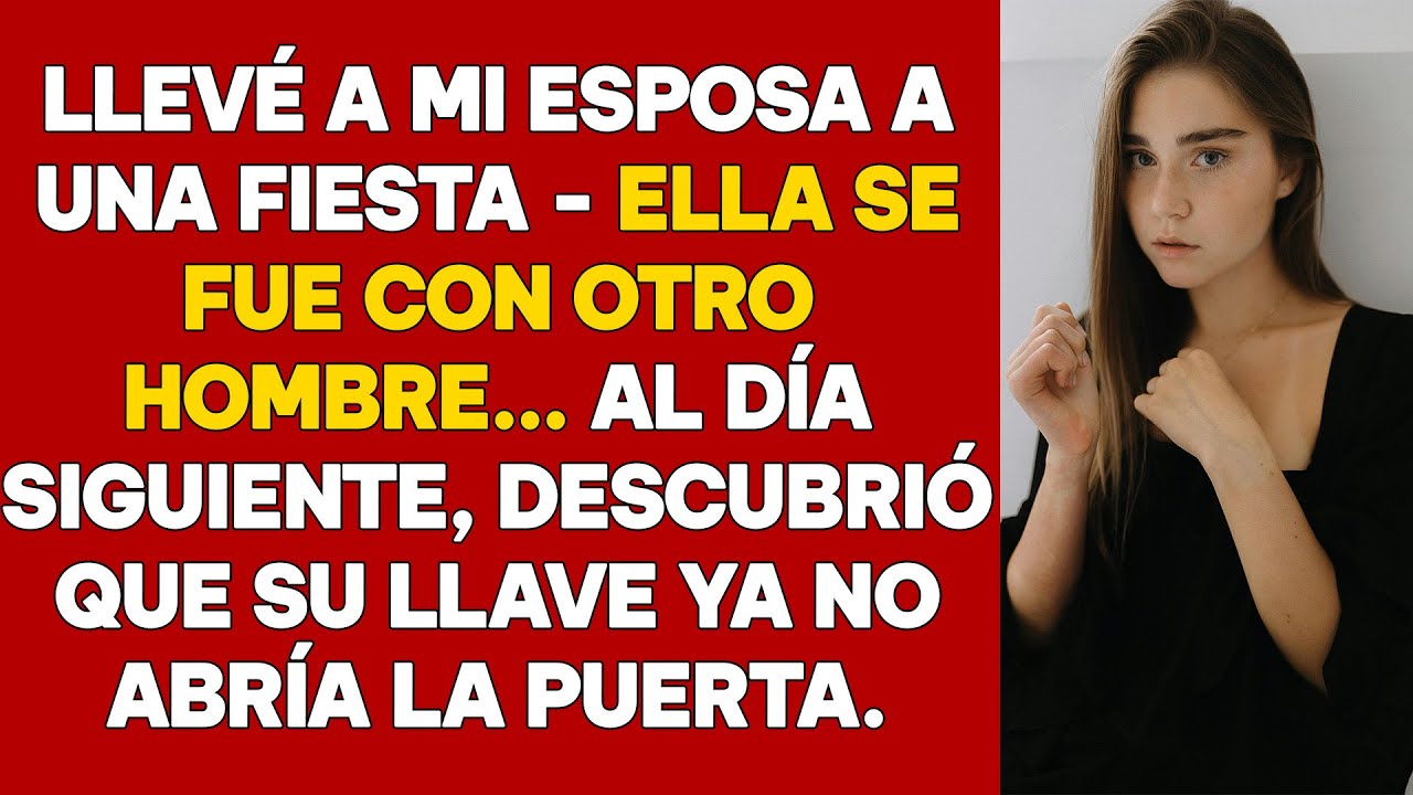 Llevé a mi esposa a una fiesta y se fue con otro hombre...