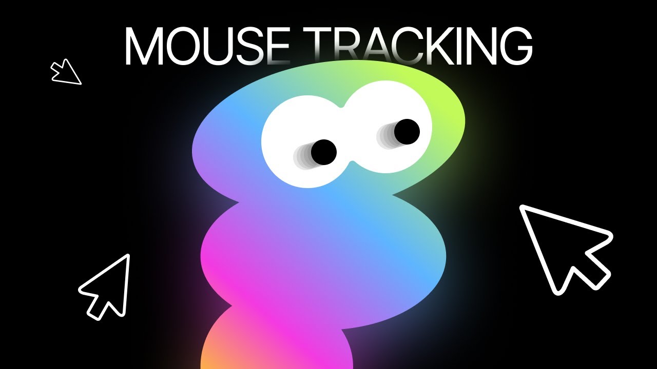 FRAMER Mouse tracking effect using Unicorn studio 👁️👁️ - YouTube