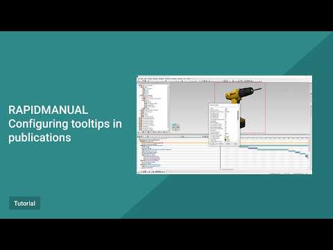 RapidManual Tutorial. Configuring tooltips in publications