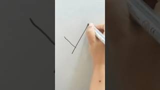Turning Letter "Y" into a Cute Bird 🐦✨ | Easy Drawing Trick #Shorts #drawing