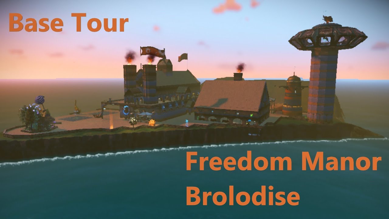 No Man's Sky. Freedom Manor Base Tour Brolodise YouTube