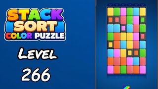 Stack Sort Color Puzzle Level 266 Walkthrough