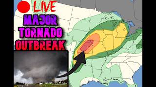 🔴 LIVE - TORNADO OUTBREAK Coverage! | MODERATE RISK 🔴