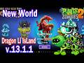 Pvz 2 13.1.1 - New World Dragon Li Island in Plants vs Zombies 2 & Team Cabbage Pea