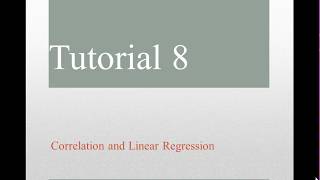 Stata Tutorial 8 Correlation and Linear Regression by Zina Nimeh