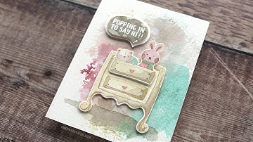 Ink Smooshing & No-Line Watercoloring with Distress Inks