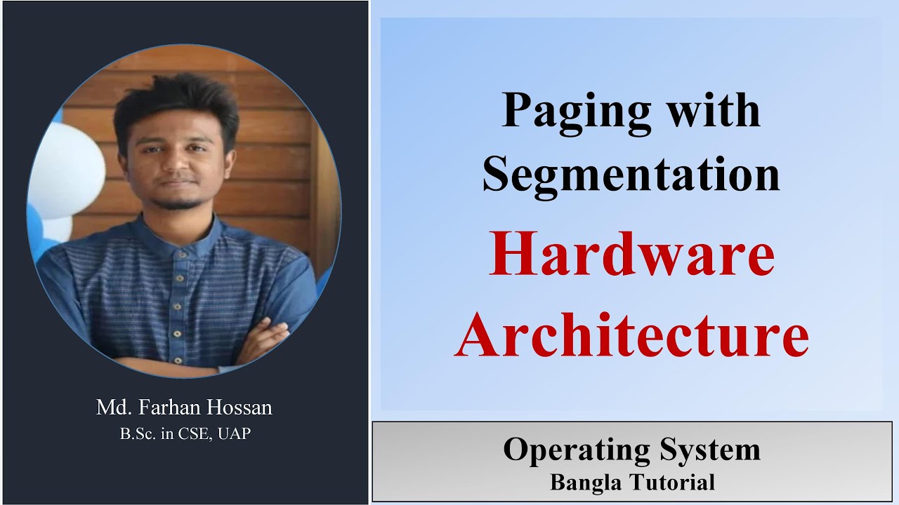 Paging with segmentation Hardware Architecture Operating System Bangla Tutorial YouTube