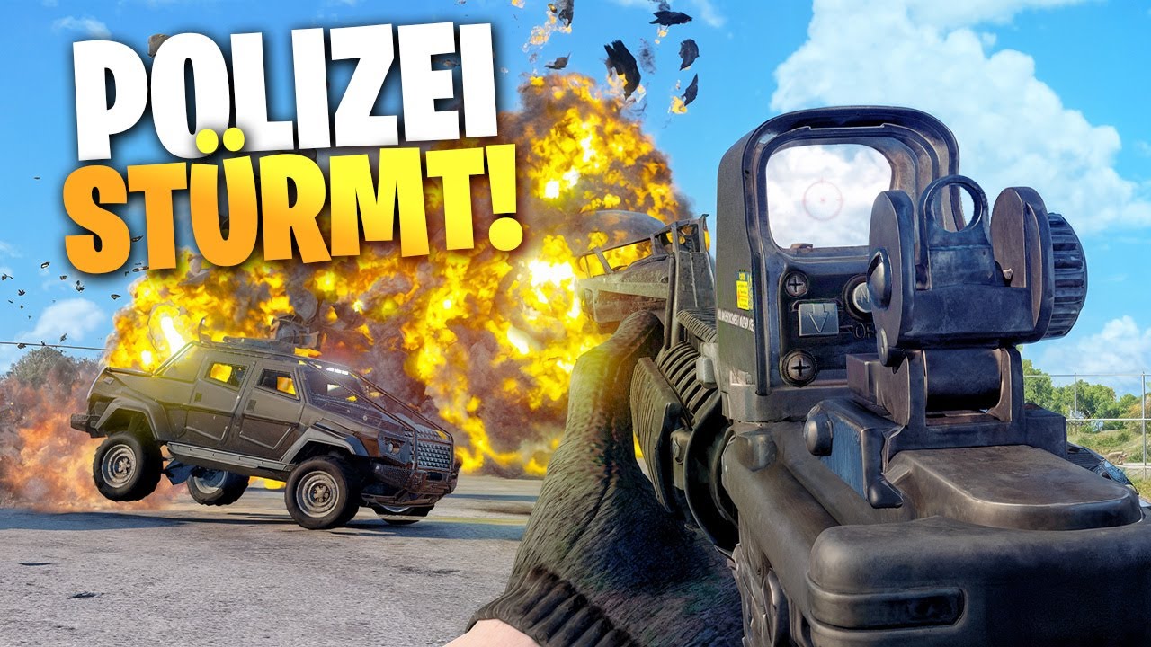 WIR STÜRMEN das FLUGFELD mit der POLIZEI!  | GTA 5 RP Real Life Online