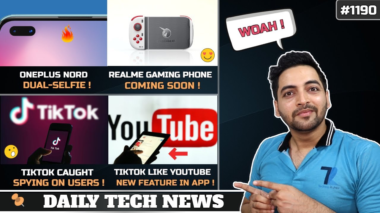 Oneplus Nord Dual Selfie,Realme Gaming Phone,PUBG Livik 40 Players,Mitron App 1 Crore,Tiktok Spy