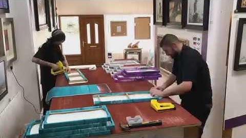 Daily Canvas Production at the Studio