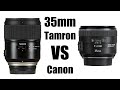 Tamron SP 35mm f/1.4 VS Canon EF 35mm f/2 IS USM: достойная битва во всех подробностях!