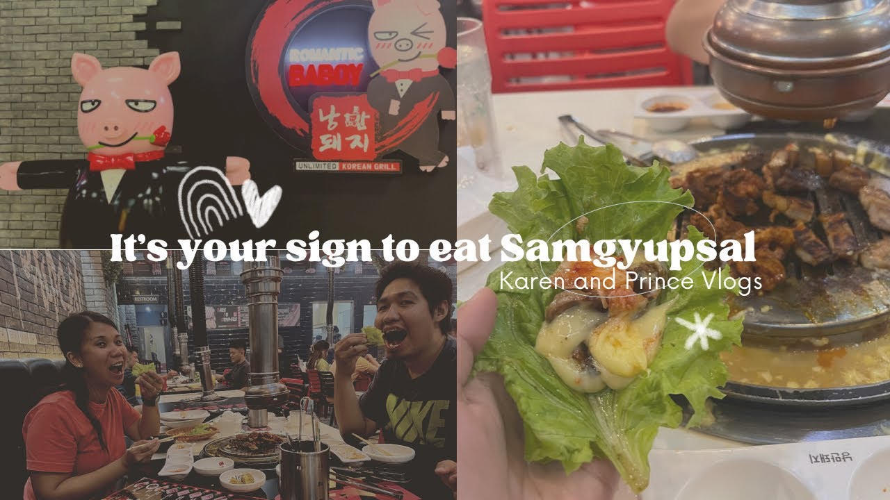 Sign mo para mag-Samgyupsal sa Romantic Baboy. 🐷(Sino ba ang taya?) 🤔