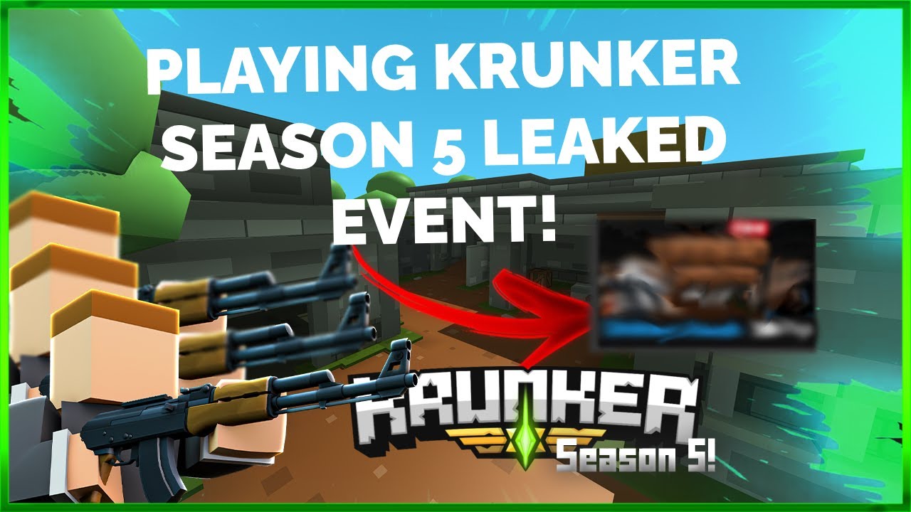 PLAYING ON LEAKED KRUNKER SEASON 5 MAP?