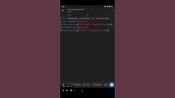 renaming variable in JavaScript #shorts #programming #youtube #javascript