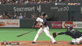 F近藤 文字通りの『離れ業』でセンター前へ!!