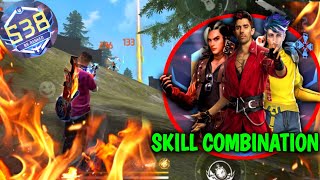 BEST CHARACTER COMBINATION FOR YOU || New BR rank season 38 best character combination !!!