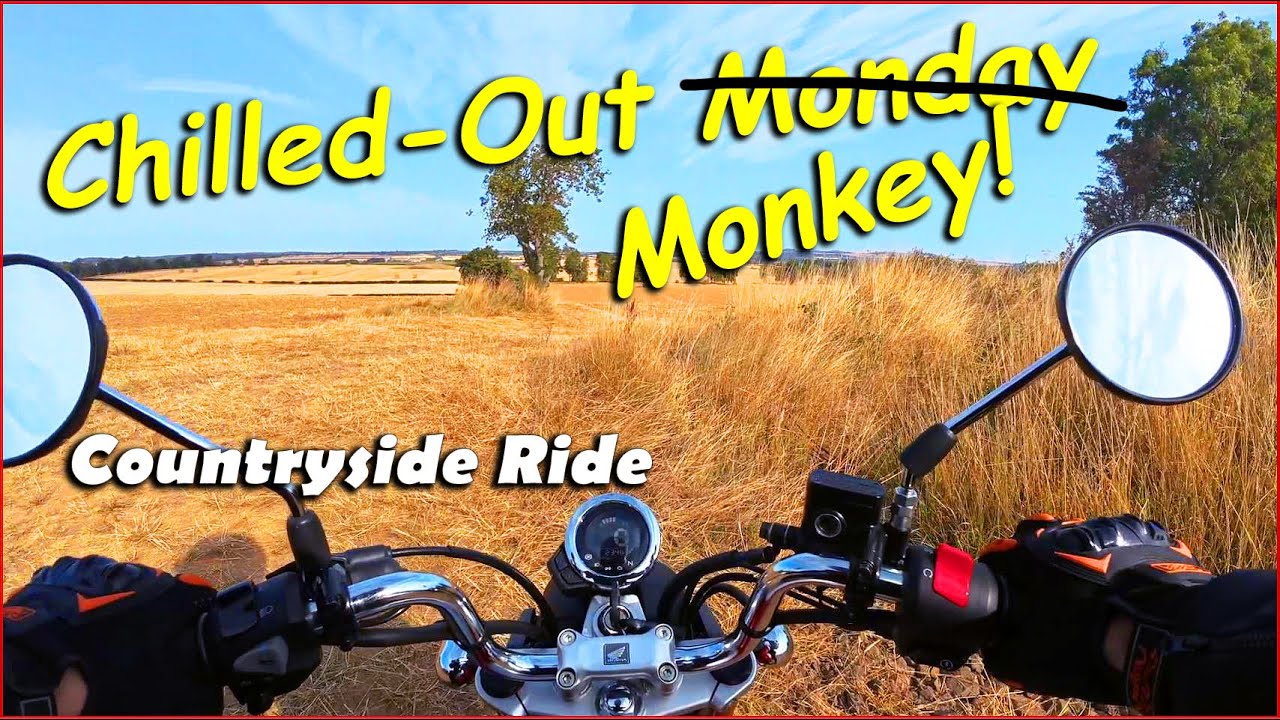 Расслабляющая поездка на Honda Monkey: атмосфера загородной жизни!