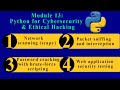 Module 13:Python for Cybersecurity & Ethical Hacking: Tools, Techniques, and Ethics