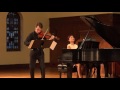 Renshaw and Vardanega: Sonata for Violin & Piano in G major (Johannes Brahms)