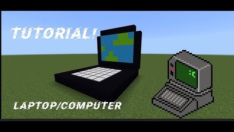 Minecraft Tutorial: How To Make A Laptop/Computer "2022 Tutorial"