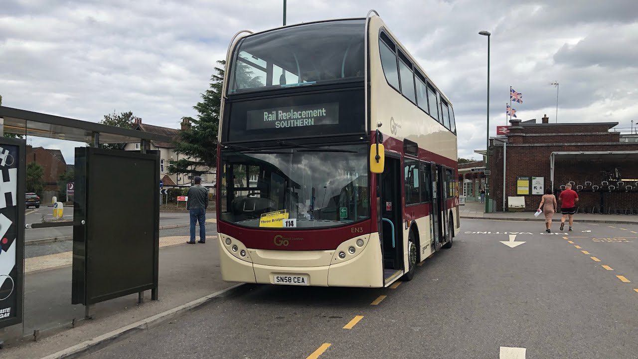 Thrash Southern Rail Replacement EN3 SN58CEA Three Bridges and Horsham.