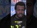 Rueben Bain Jr. Calls Brian Burns A TOP 5 Pass Rusher In The NFL #nflcombine #giants
