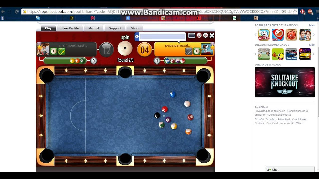 Pool Billiard Facebook, Pepe vs Mahmoud. - YouTube
