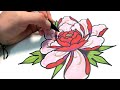 How to Draw a Peony Flower Perfect Everytime