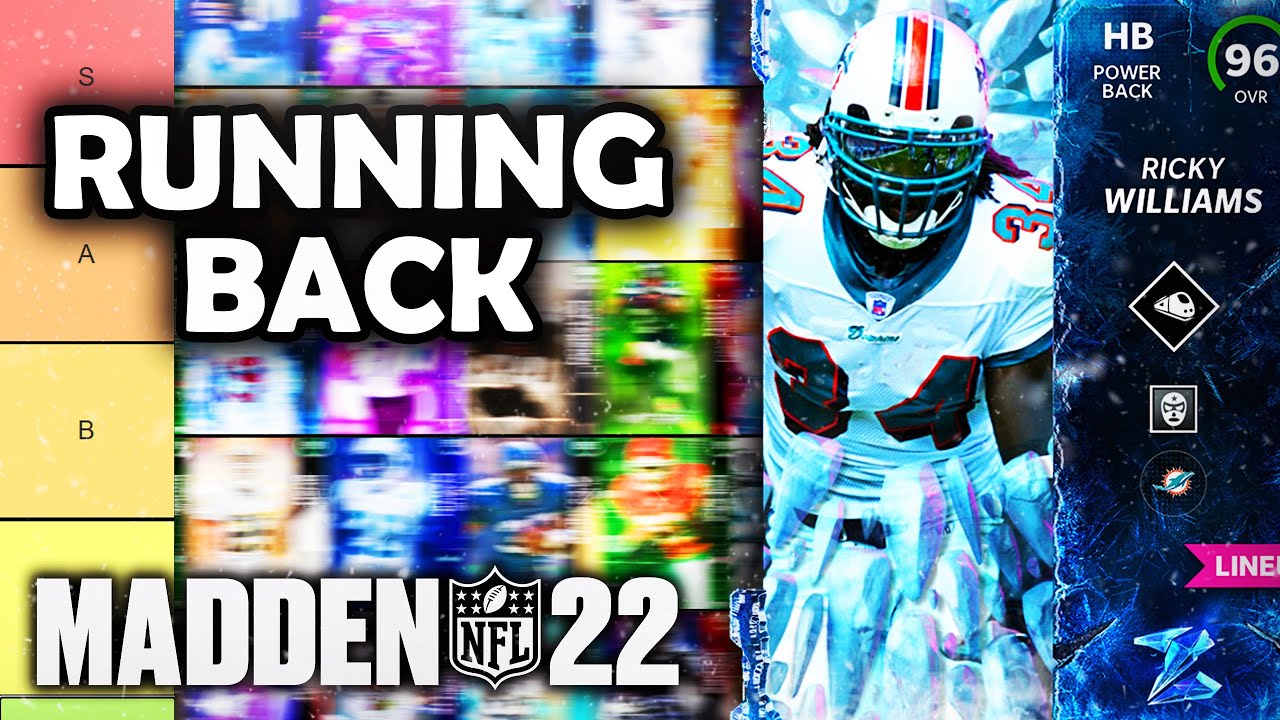 RANKING the BEST Running Backs in Madden 22 Ultimate Team (Tier List)