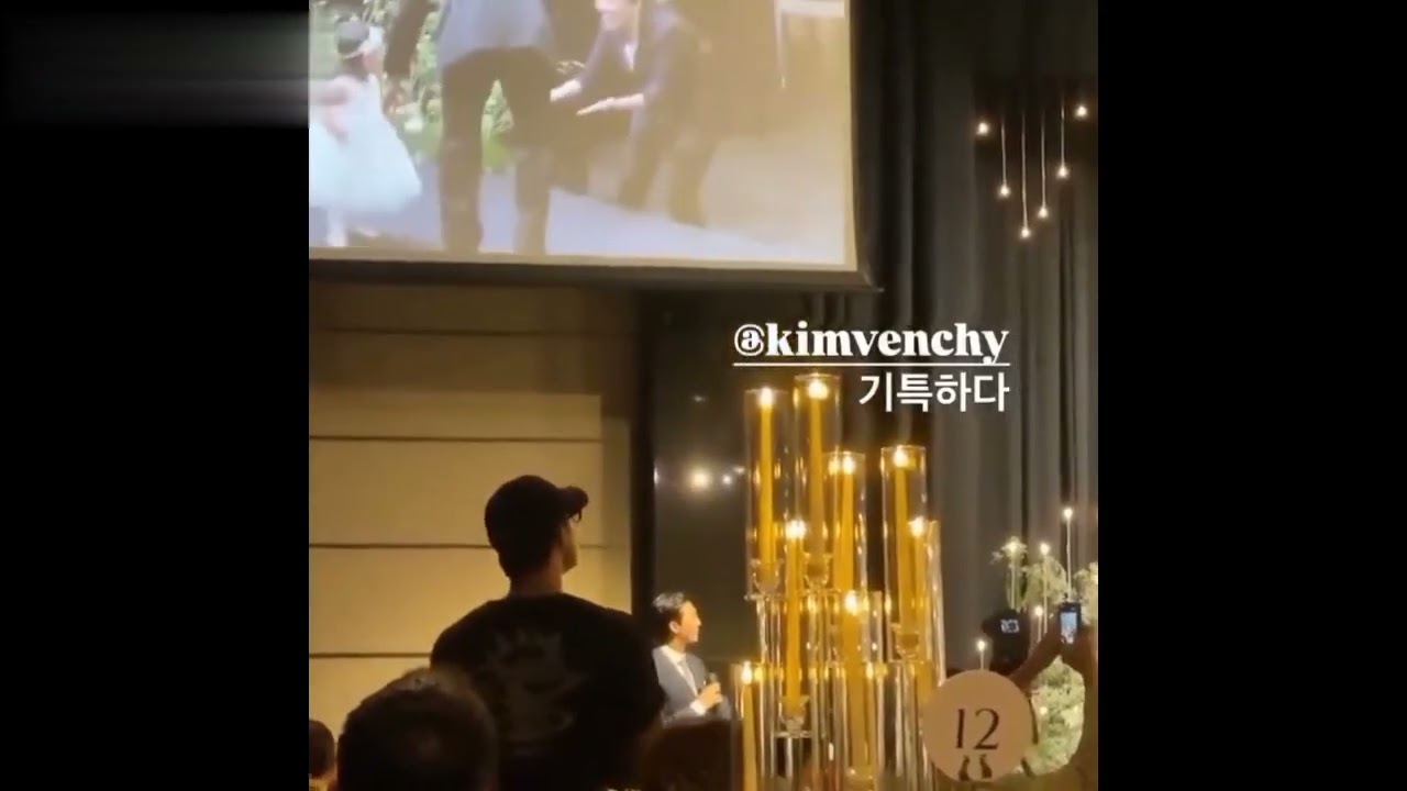 Namjoon, Yoongi & J-hope at their stylist Kim Venchy's Wedding Ceremony 💜