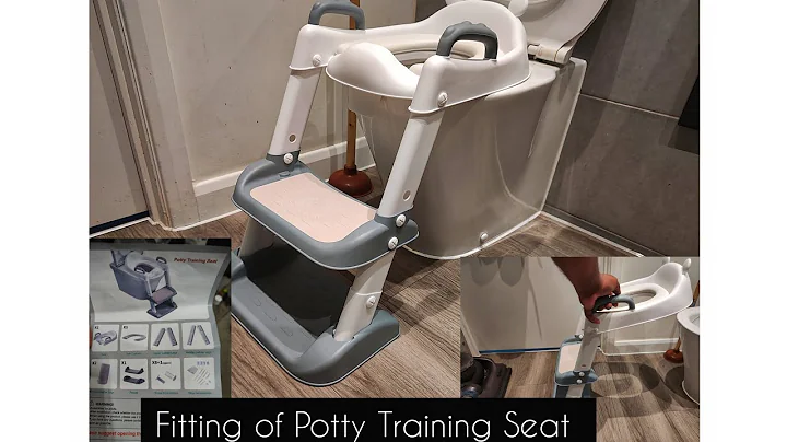 Installation of Potty Training Seat. #kids #baby #potty #pottytrainingseat
