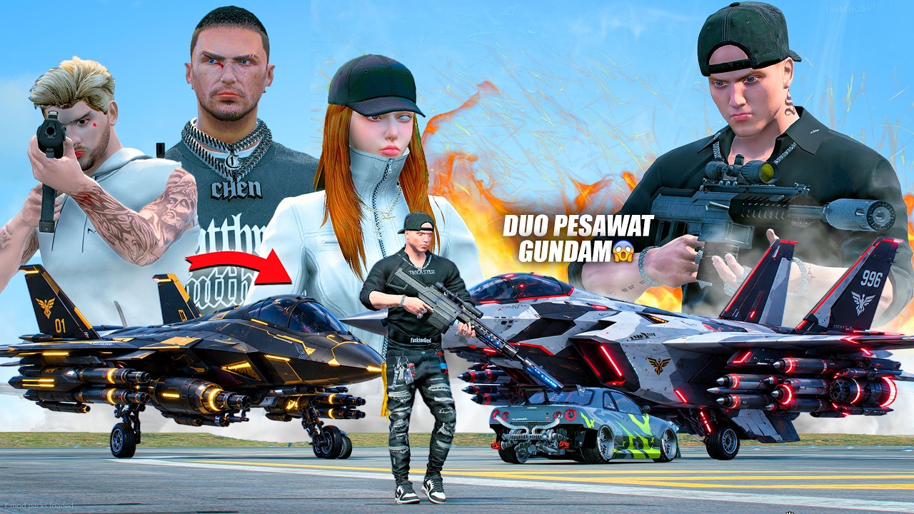 MISI BESAR KEI MENYELAMATKAN KELUARGA OCONNER PESAWAT GUNDAM MEMATIKAN - GTA 5 ROLEPLAY