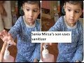 Watch: Sania Mirza teaches son Izhaan how to use sanitizer as coronavirus fears to grow