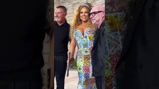 Mariah Carey With Dominic Dolce & Stefano Gabbana At The Dolce Gabbana Show In Italy