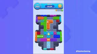 Color Block Jam Level 203 Solution Walkthrough