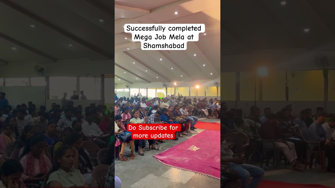 Shamshabad mega job mela 
