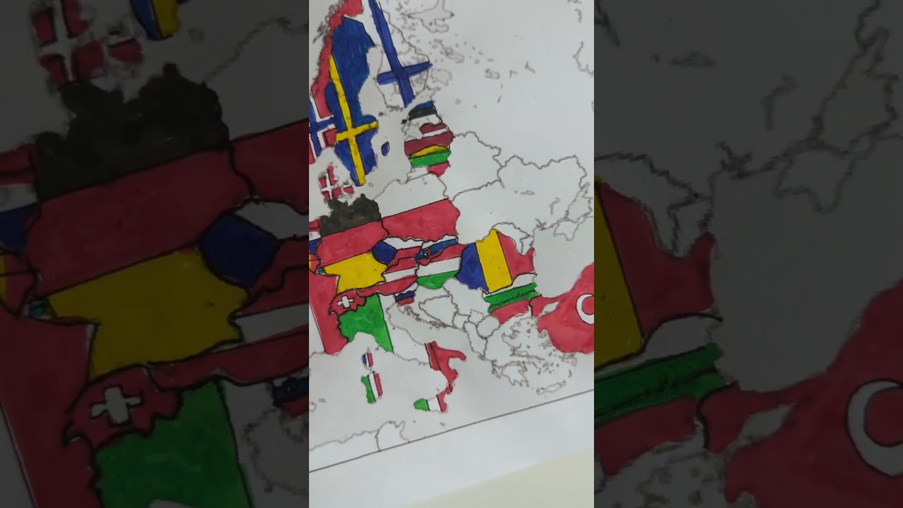 Map of Europe - North Macedonia 