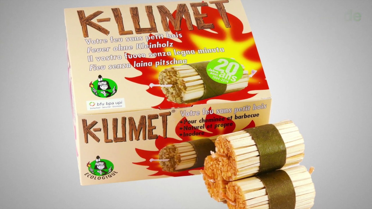 Le K-Lumet, allume-feu écolo