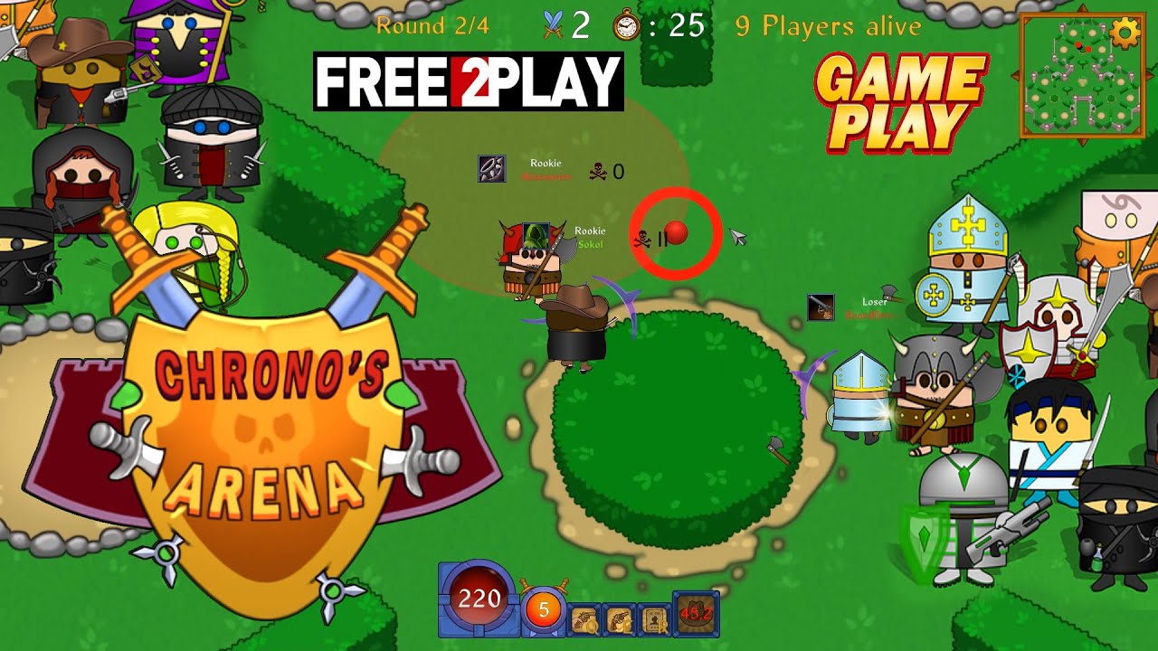 Chrono's Arena ★ Gameplay ★ PC Steam [ Free to Play ] action multiplayer Game 2021 ★ 1080p60FPS