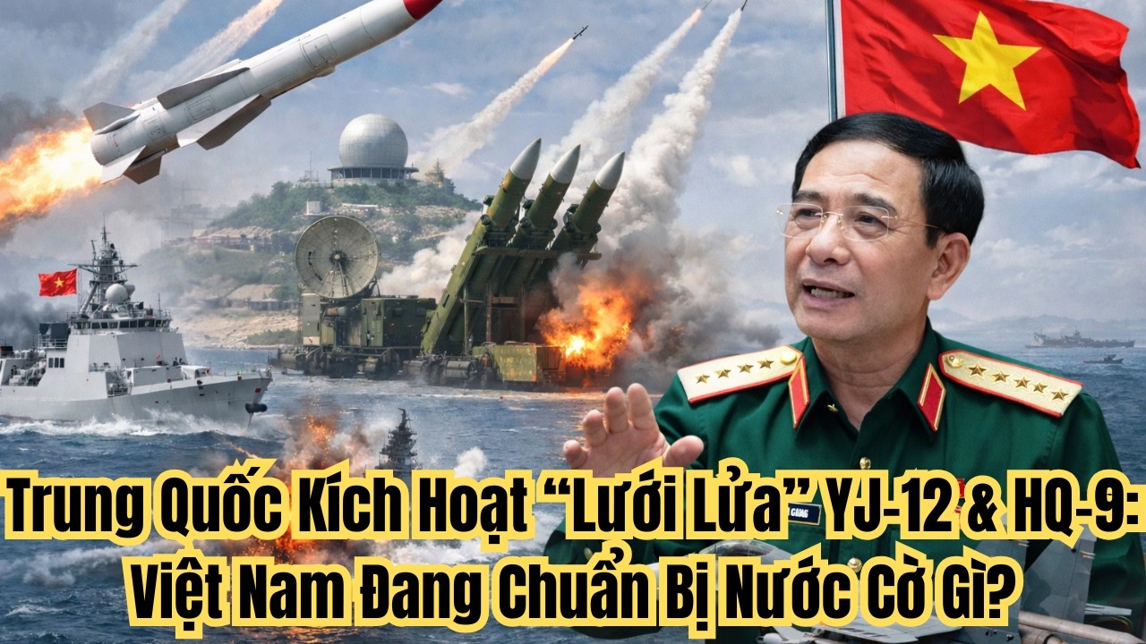 Trung Quốc Kích Hoạt “Lưới Lửa” YJ-12 & HQ-9: Việt Nam Đang Chuẩn Bị Nước Cờ Gì?