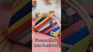 🪡 Cómo Coser mi Neceser Media Luna en versión Patchwork y Guata #costuracreativa #diy