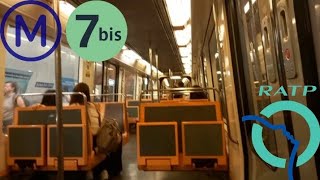 LIGNE 7BIS METRO RATP | TRAJET EN MF88 DE PLACE DES FÊTES À BOTZARIS