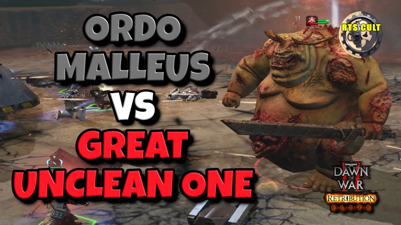 Ордо Маллей против Великого Нечистого - Кинематографический геймплей элитных бойцов DoW 2 